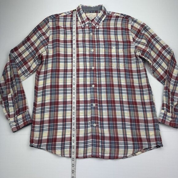 Weatherproof Shirt Men's Size Large Plaid Button Up Long Sleeve Collared Relaxed - Picture 7 of 9